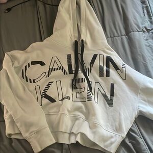 Calvin Klein White Hoodie
